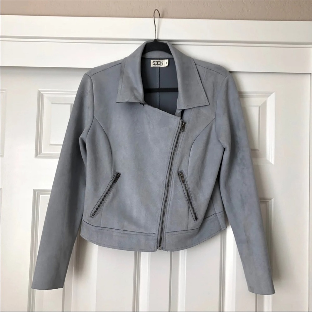 SEEK the Label Faux Suede Jacket